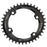 Wolf Tooth Elliptical Compatible with Shimano 110 Asymmetric BCD Chainring - 42t, 110 Asymmetric BCD, 4-Bolt, Drop-Stop, For Compatible with Shimano GRX Cranks, Black