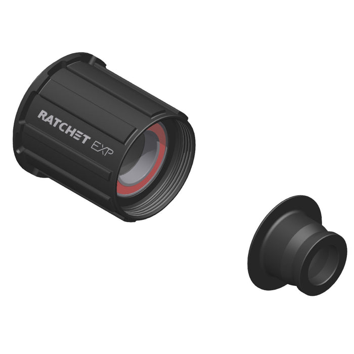 DT Swiss Ratchet EXP Freehub Body - Compatible with Shimano HG 11 MTN, Light, Aluminum, Sealed Bearing, Kit w/ End Cap, 12 x 142/148 mm