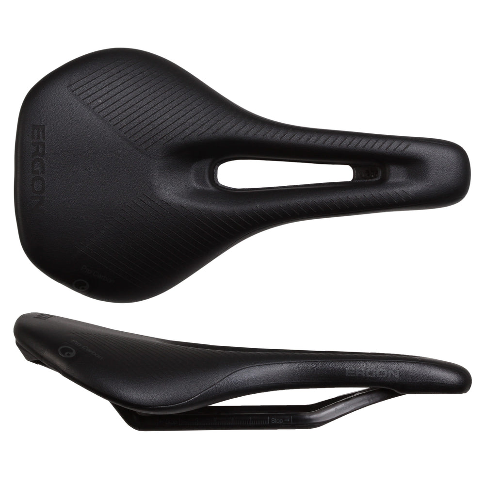 Ergon SR Pro Carbon Saddle - Carbon, Stealth, Women's, Small/Medium