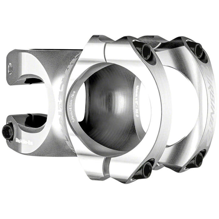 Race Face Turbine R 35 Stem - 40mm, 35mm Clamp, +/-0, 1 1/8", Silver