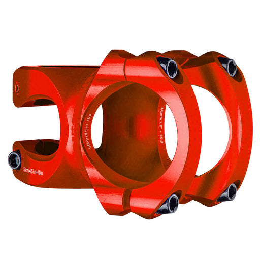 Race Face Turbine R 35 Stem - 32mm, 35mm Clamp, +/-0, 1 1/8", Red