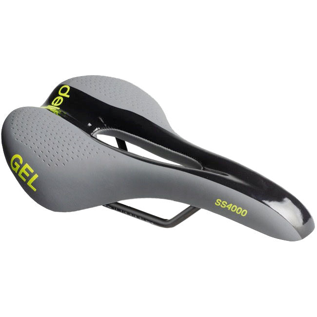 Delta Delta Comfort Race Gel Saddle, 270x140 - Gray/Black