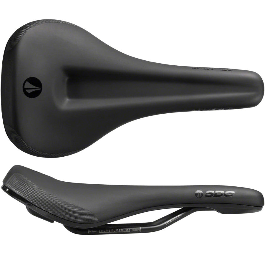SDG Bel-Air V3 Max Saddle, Lux-Alloy Rails, Black