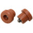 Cardiff Silicone Bar End Plugs, Natural
