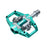 HT Pedals T2 Clipless Platform Pedals, CrMo - Turquoise