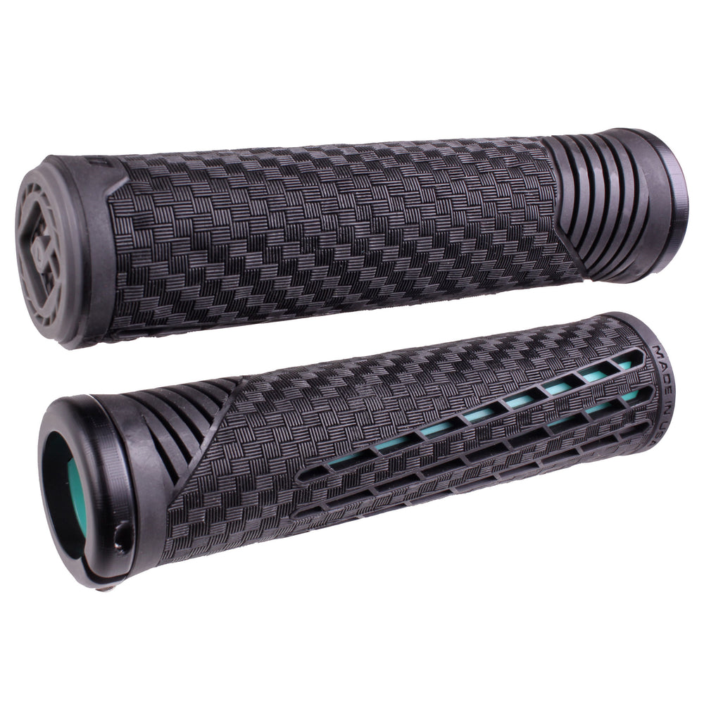 ODI Lock-On MTB, CF - Black/Mint