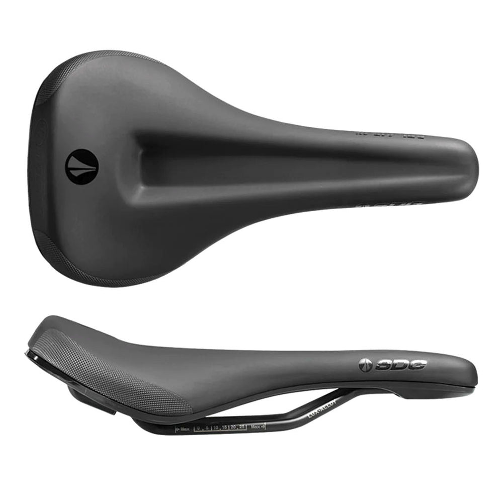 SDG Bel-Air V3 Max Traditional Saddle, Steel Rails, Black