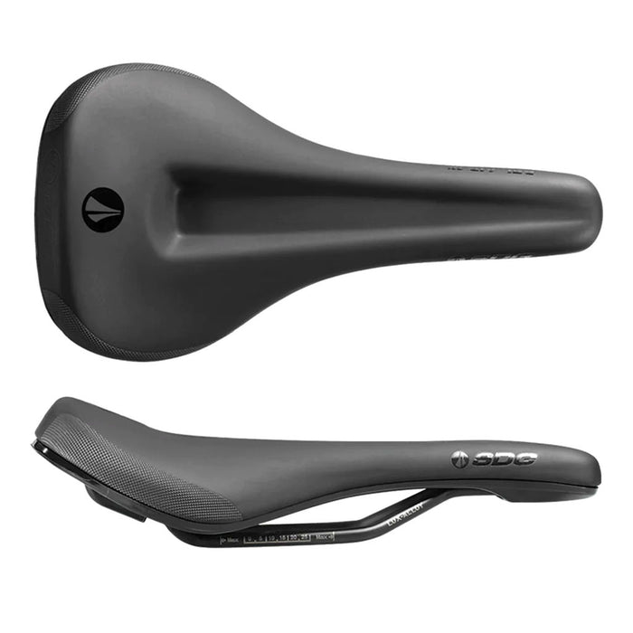 SDG Bel-Air V3 Max Traditional Saddle, Steel Rails, Black