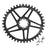 Wolf Tooth Components Ellipticall 8-Bolt Chainring (Flat Top), 42T - Black