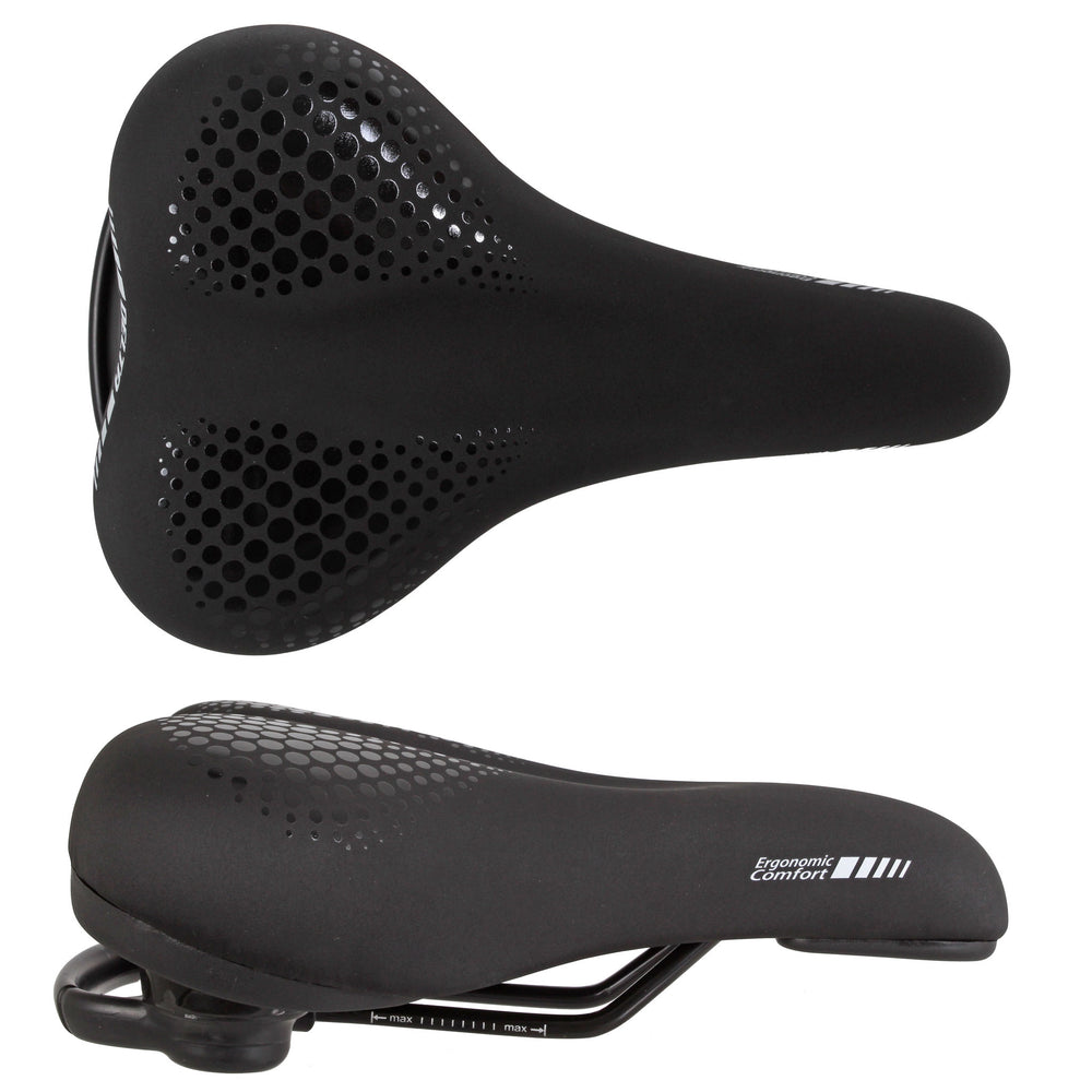Delta Delta Comfort Saddle, 260x170 - Black