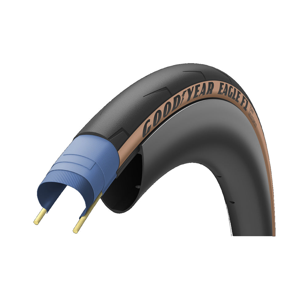 Goodyear Eagle F1 Tubeless Complete Tire, 700 x 25c - Tan