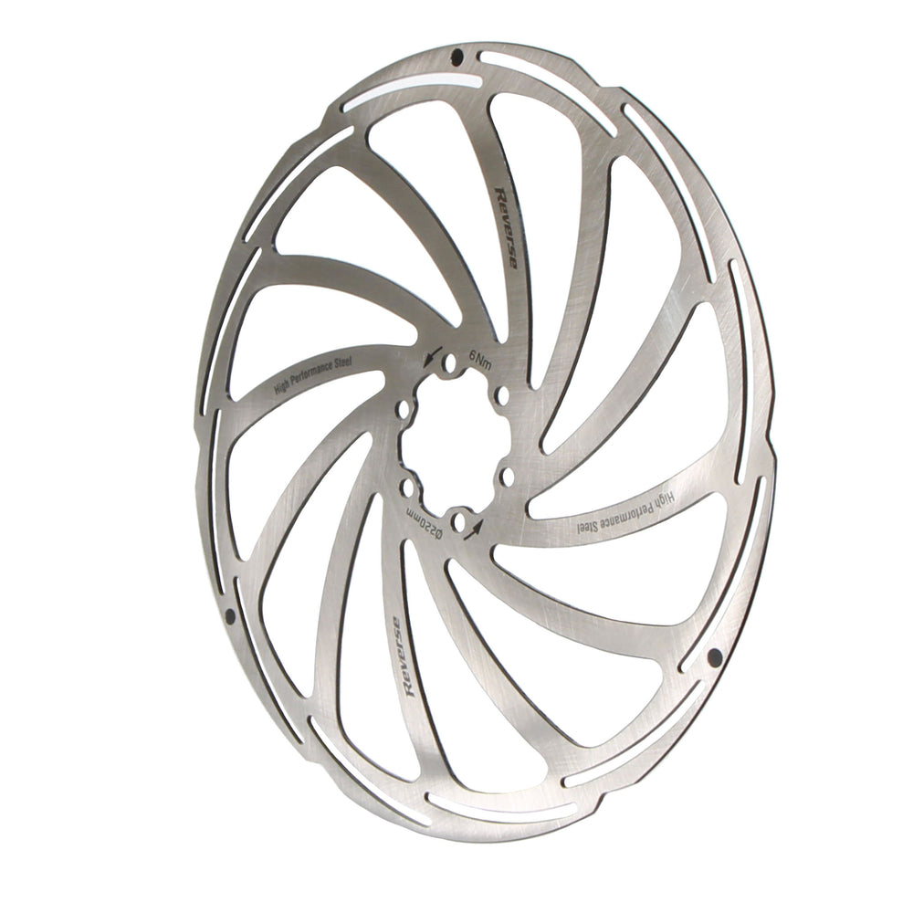 Reverse Steel Disc Rotor, 220mm - Silver