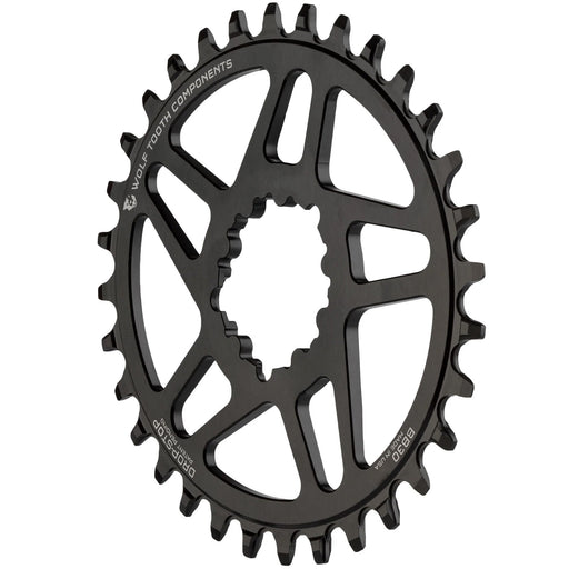Wolf Tooth Components SRAM 3-Bolt DM Boost HG+ Chainring, 32T - Black