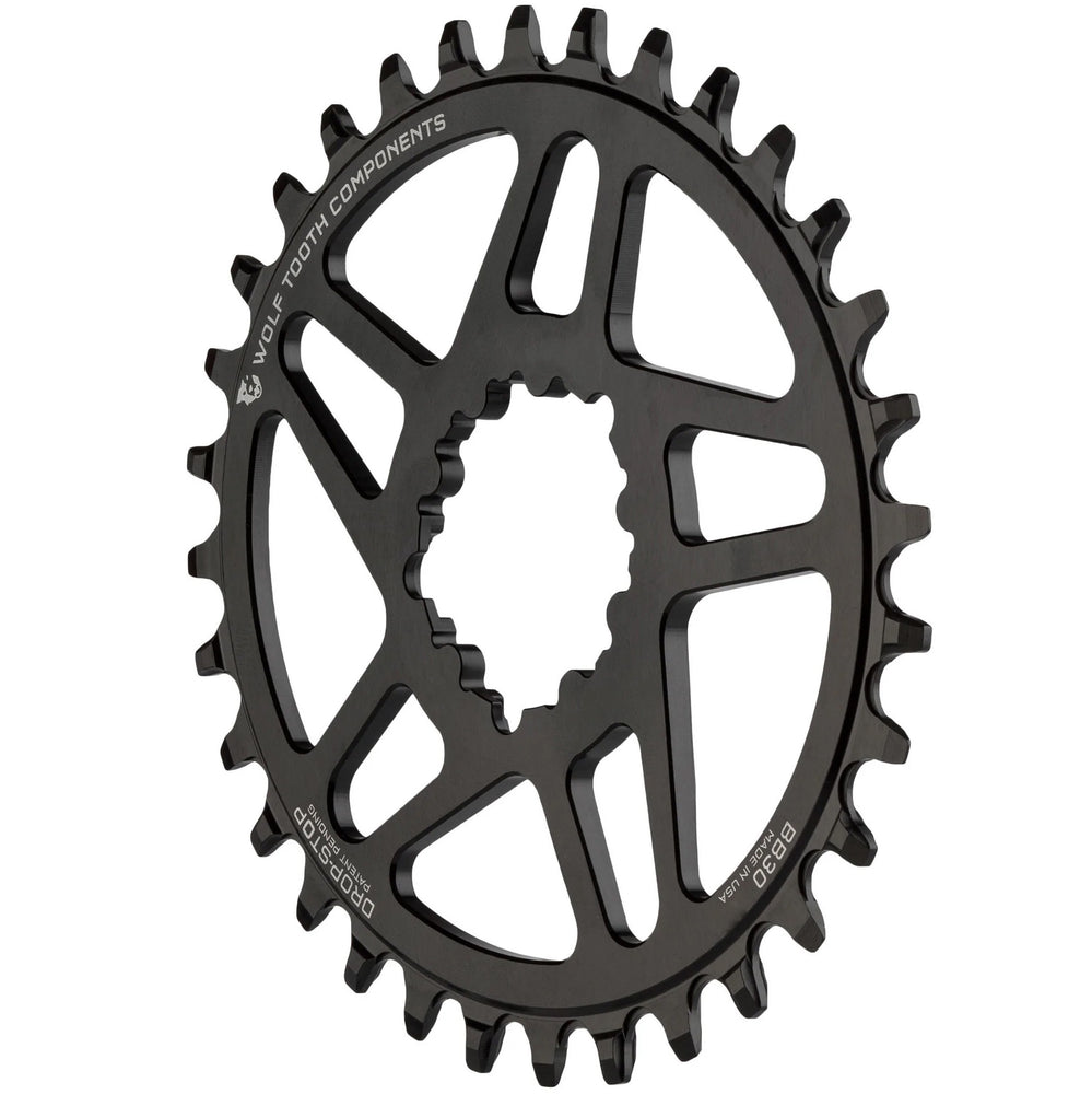 Wolf Tooth Components SRAM 3-Bolt DM Boost HG+ Chainring, 34T - Black