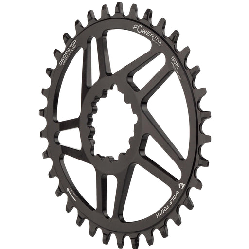 Wolf Tooth Components Elliptical SRAM 3-Bolt DM Boost HG+ Chainring, 30T - B