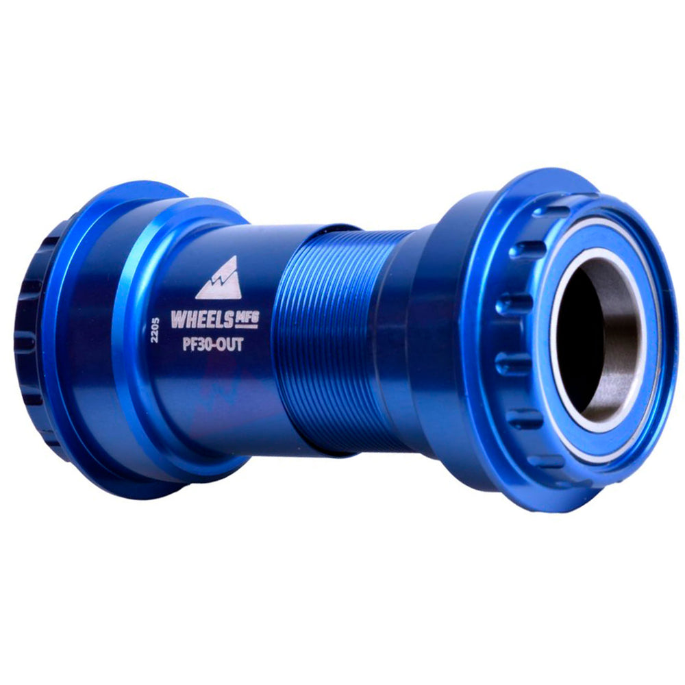 Wheels Mfg PF30 to Outboard BB, 24mm Base Model, Blue