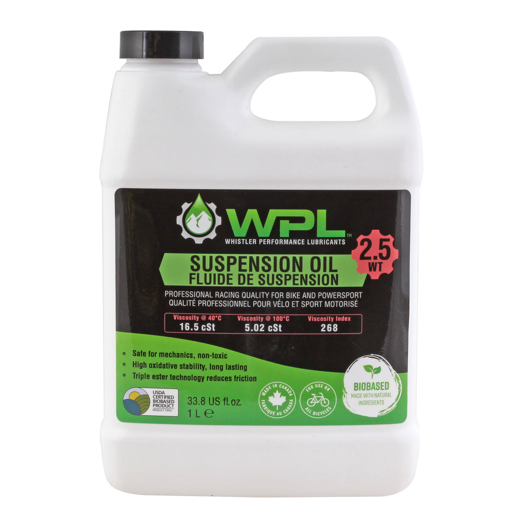 Whistler Performance (WPL) ShockBoost 2.5 Weight Suspension Oil (1L)