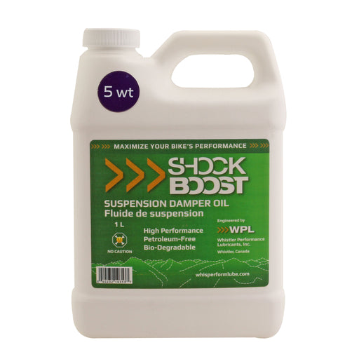 Whistler Performance (WPL) ShockBoost 5 Weight Suspension Oil (1L)