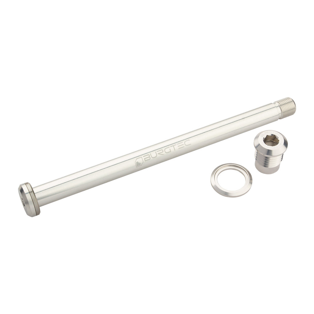Burgtec Yeti Boost Rear Axle, 12x174mm - Rhodium Silver