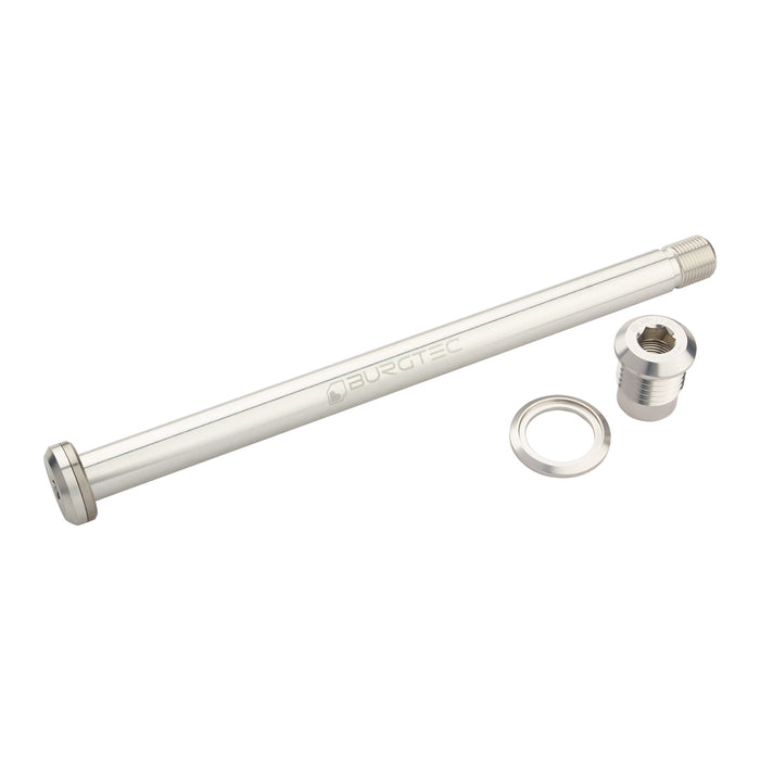 Burgtec Yeti Boost Rear Axle, 12x174mm - Rhodium Silver