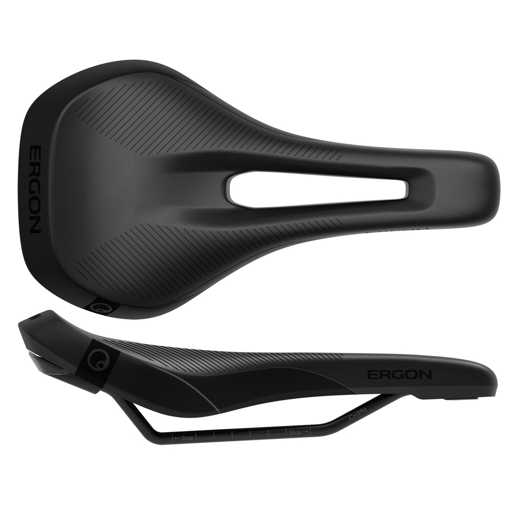 Ergon SM E-Mountain Pro Women's Saddle, S/M - Stealth