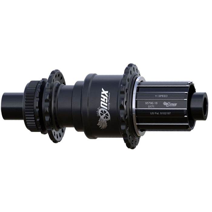 Onyx Racing Vesper R TA Hub, CL 12x142mm HG 28h - Matte Black