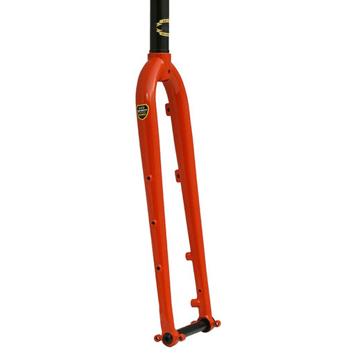 Soma Wolverine Unicrown TA CX Fork, 700c 1-1/8" Pumpkin Ora