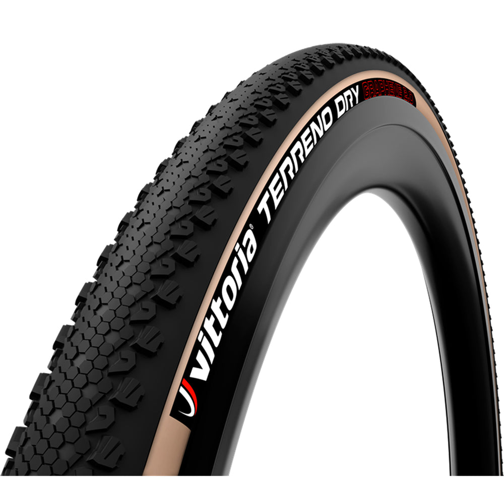 Vittoria Terreno Dry G2.0 Tire, TLR Folding, 700x38, Tan/Blk
