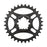 Pilo Round 3-Bolt SRAM Dub (Boost 3mm) Chainring, 34T, Blk
