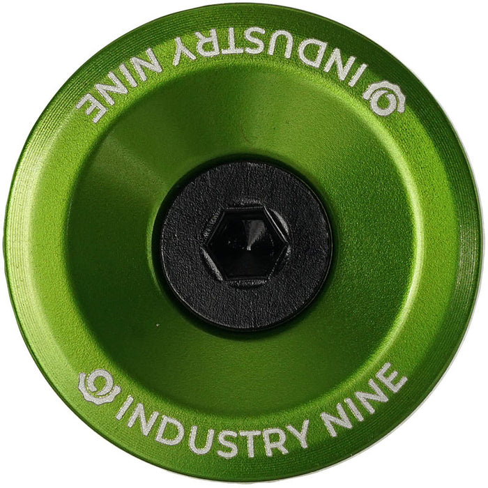 Industry Nine Ultra Light Aluminum Top Cap, Lime