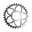 5Dev Titanium 3-Bolt Chainring, 3mm Offset, 30T - Raw/Silv