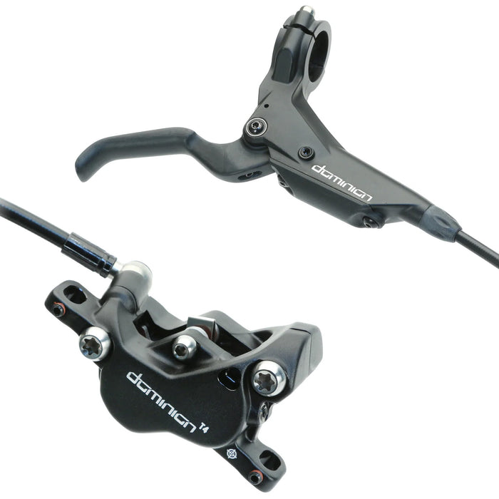 Hayes Brake Dominion T4 Disc Brake, Left/Front, Black/Carbon