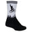 Sockguy Squatchit Socks, 5-9, Black/White