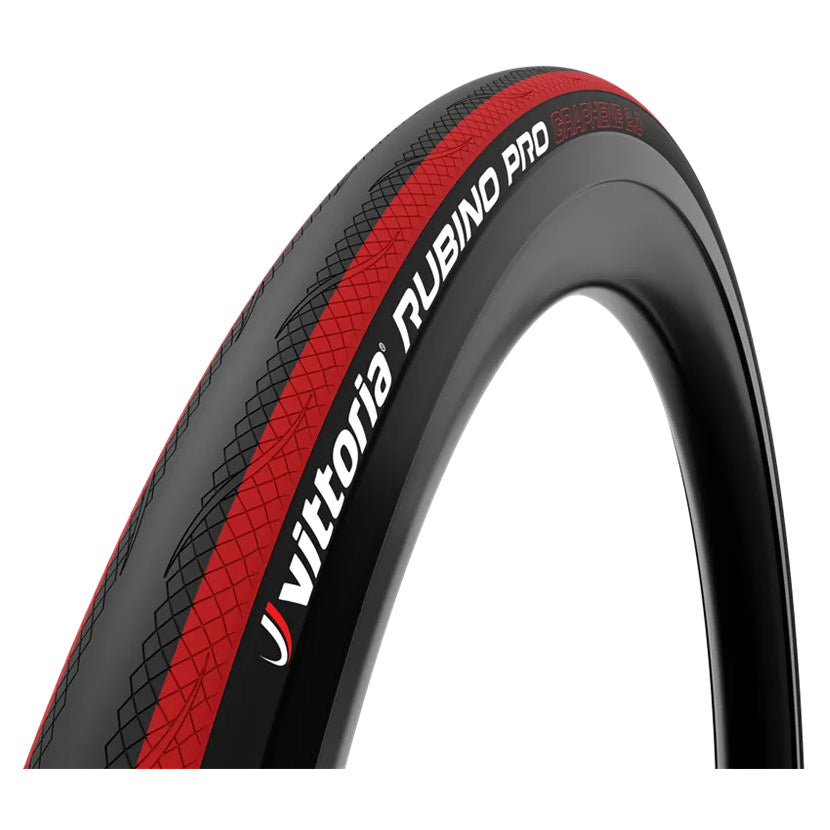 Vittoria Rubino Pro G2.0 Tire, Folding, 700x25, Red/Black