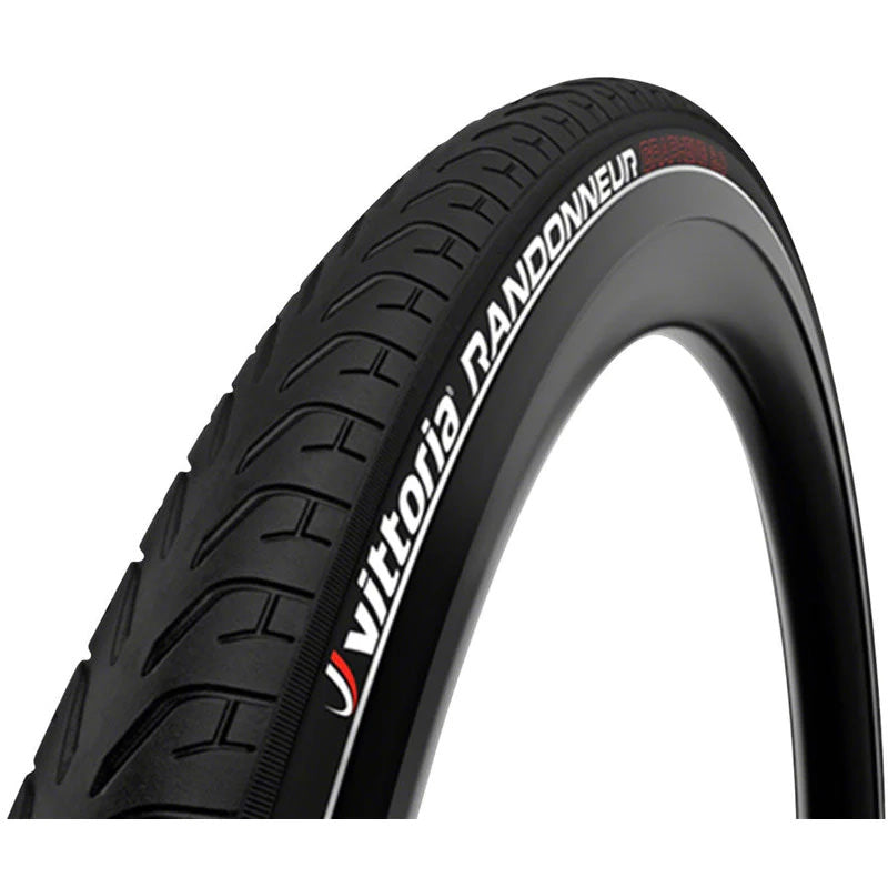 Vittoria Randonneur Tire (no shielding), 700x32c, Black/Reflect