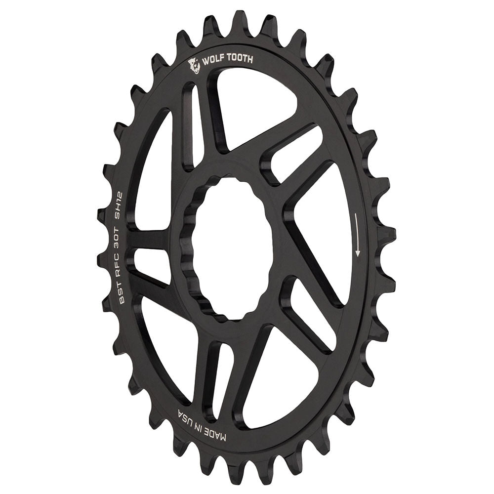 Wolf Tooth Components Cinch Boost Drop-Stop B Chainring, 28T - Black