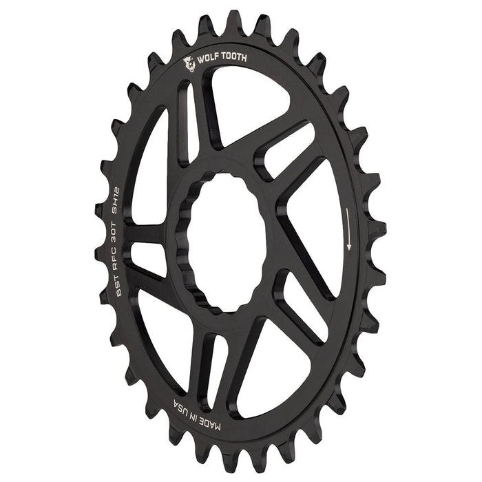Wolf Tooth Components Cinch Boost Drop-Stop B Chainring, 28T - Black
