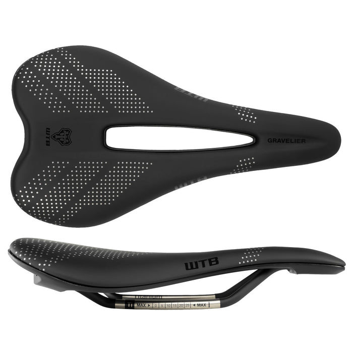 WTB Gravelier Medium Titanium Black Saddle