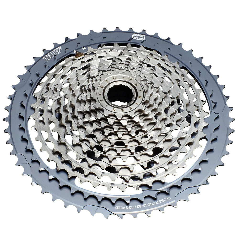 E*thirteen Helix Race 12sp Cassette, 13-52t - Gray
