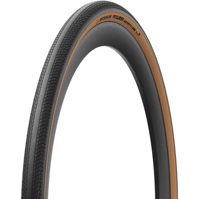 Michelin Power Adventure Classic TS TLR, 700X42, Black/Tan