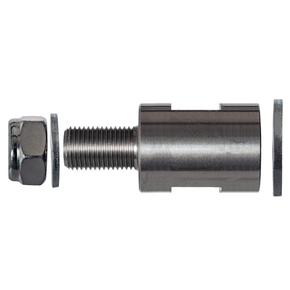 Robert Axle Project Kid Trailer Adapter, M12 x 1.25, Stainless