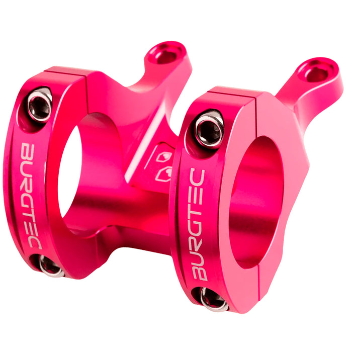Burgtec MK3 Direct Mount Stem, (35) 45mm, Toxic Pink