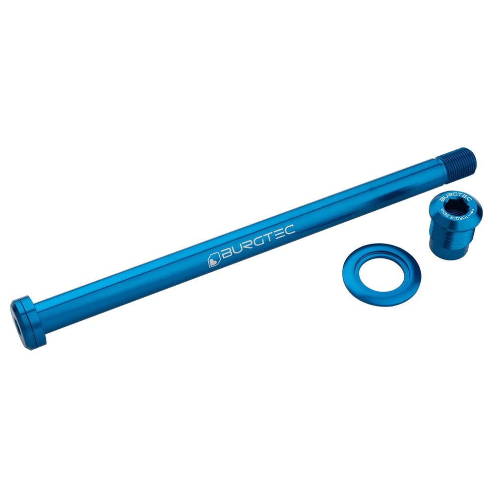 Burgtec Trek 184.5mm Rear Axle - Deep Blue