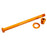 Burgtec Trek 184.5mm Rear Axle - Iron Bro Orange
