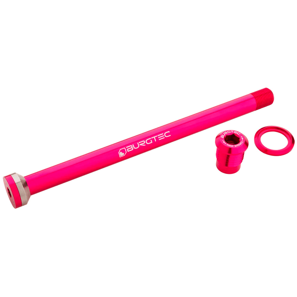 Burgtec Transition 175mm UDH Rear Axle - Toxic Pink