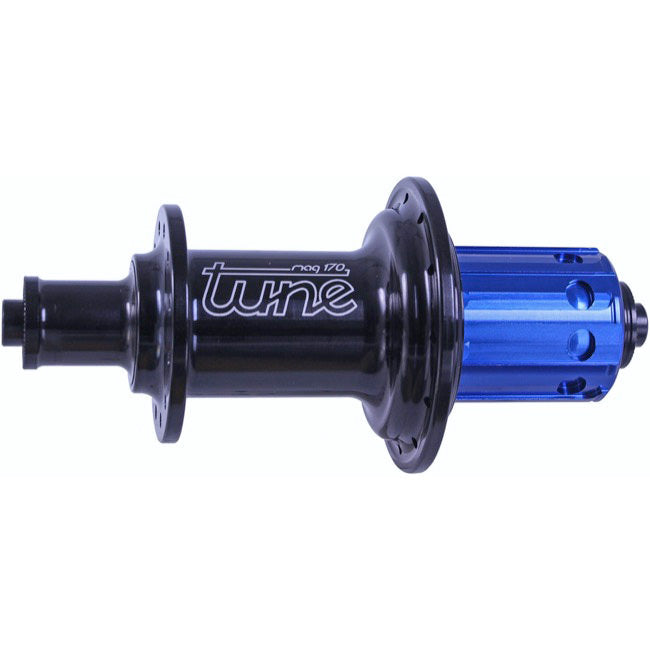 Tune Mag Rear Road Hub, 28h 10x130mm, Campy 10-12, Black