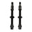 WTB TCS Alloy Max-Flow Presta Valve Stem, 44mm, Blk, Pair