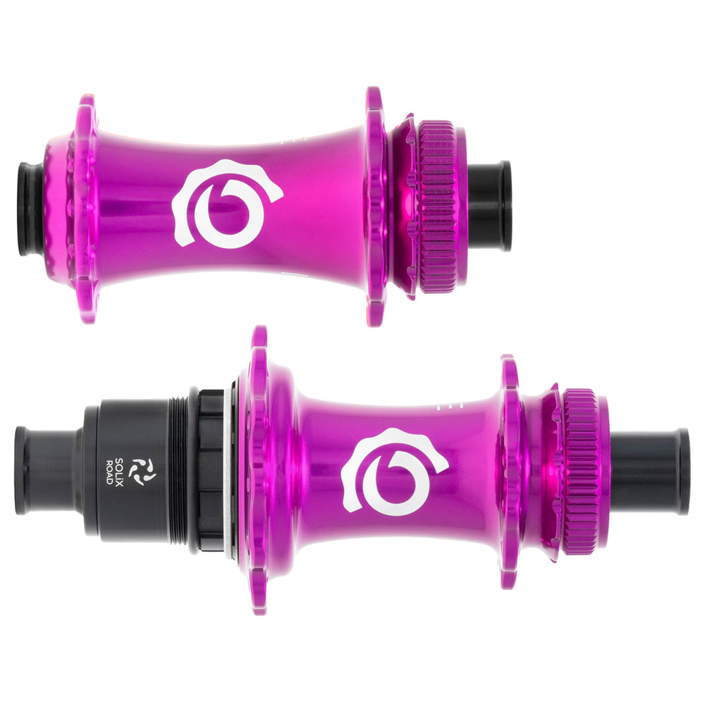 Industry Nine Solix CL Disc Hubs, 12x100/142 TA, 28h, XDR Purple
