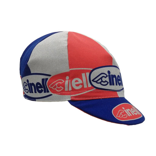 Cinelli Cycling Cap, Oval, Red and Blue