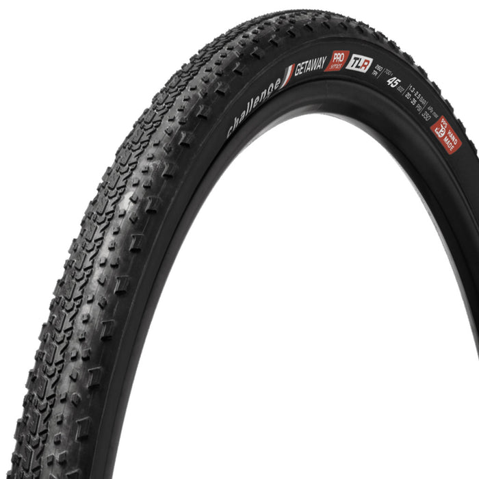 Challenge Tire Getaway Pro TLR Tire, 700 x 45 Black